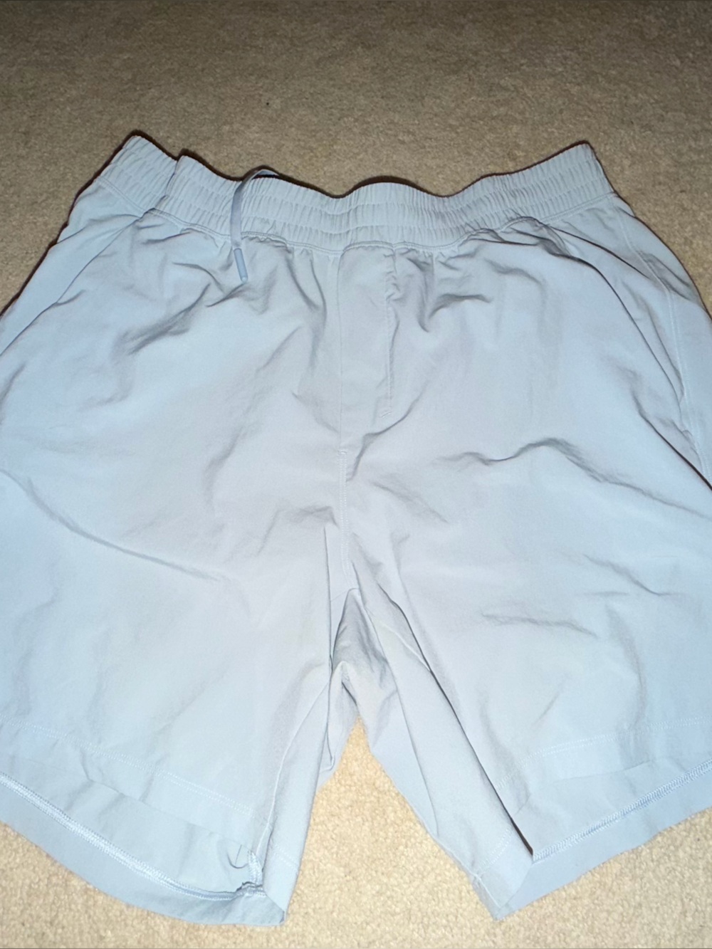lululemon athletica Light Blue lined Pacebreaker Men’s Athletic Shorts